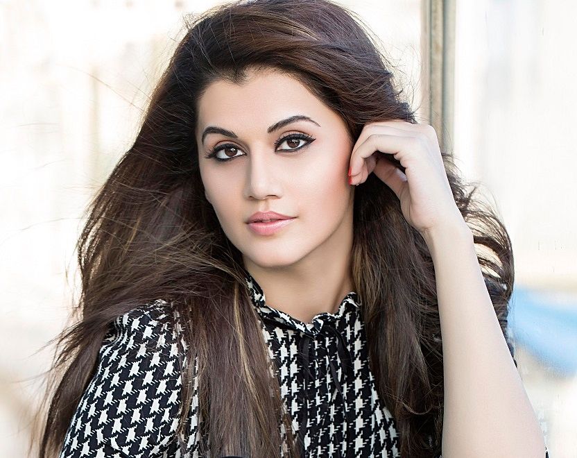 tapsee recent fashion dress getting complaint against for insulting hindu god