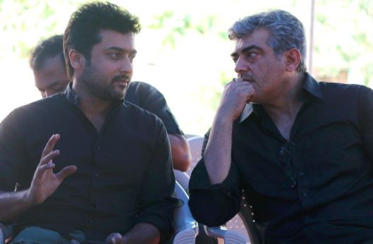 Surya and ajith cycle ride photo getting viral