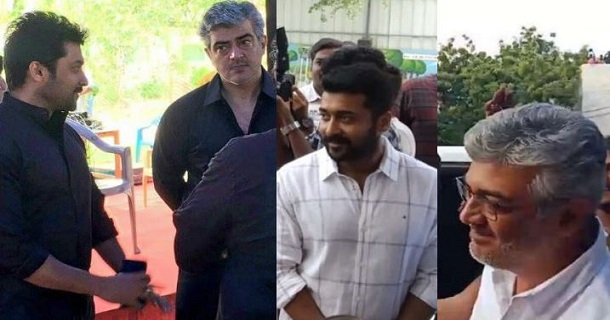 Surya and ajith cycle ride photo getting viral