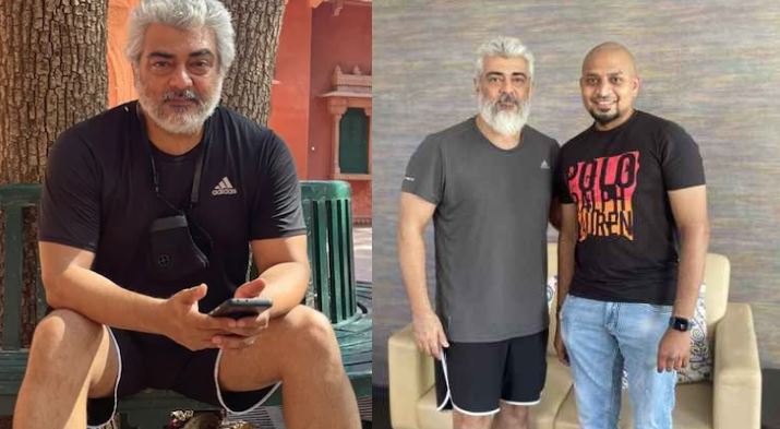 Ajith kumar recent slim fit photos getting viral on social media