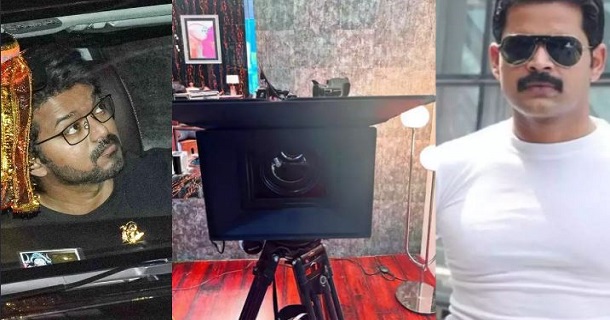 Shaam posts camera photo from thalapathy66 shooting spot