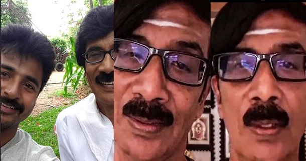 Sivakarthikeyan missed manobala name in don prerelease even tweet tag