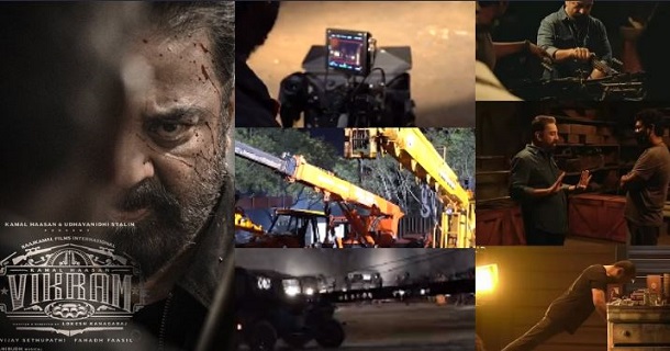 Vikram film fight scenes making video released