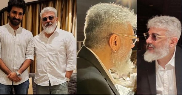 Actor aadhi met ajith in hyderabad and took photo getting viral on social media