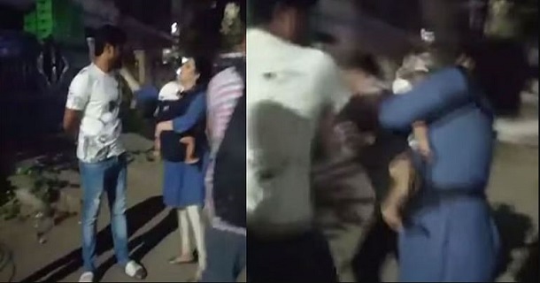 Telungu actress karate kalyani slaps youtuber srikanth reddy video getting viral