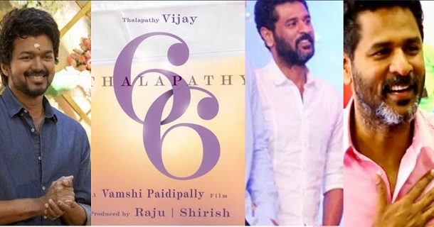 Prabu deva to join thalapathy66 as choreographer on request