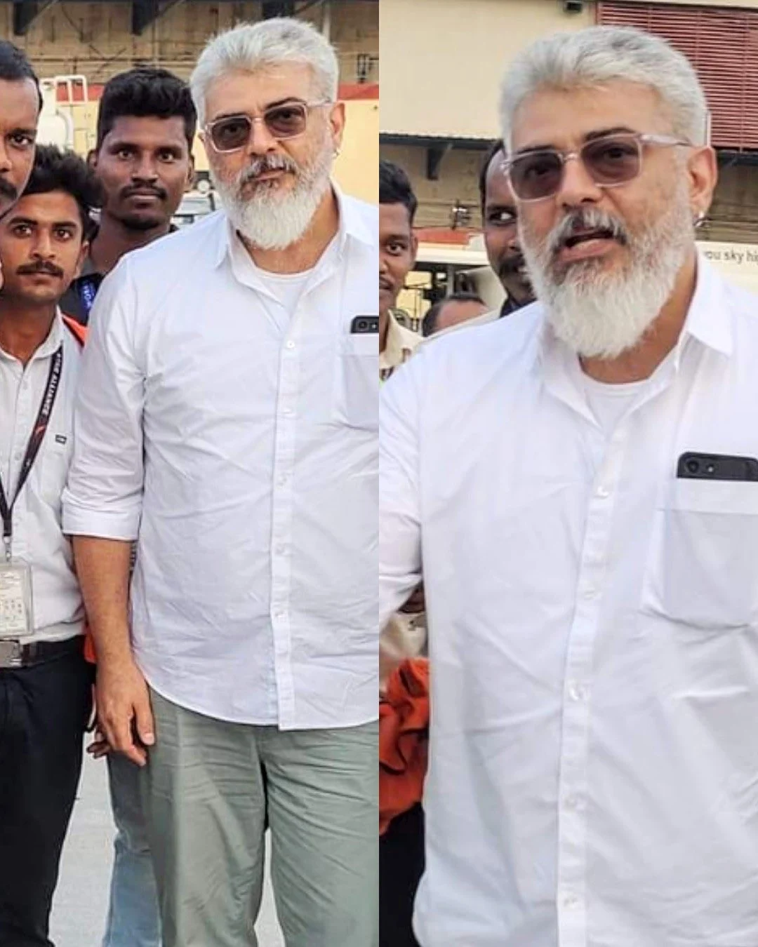 Ak61 ajith look photos getting viral on social media