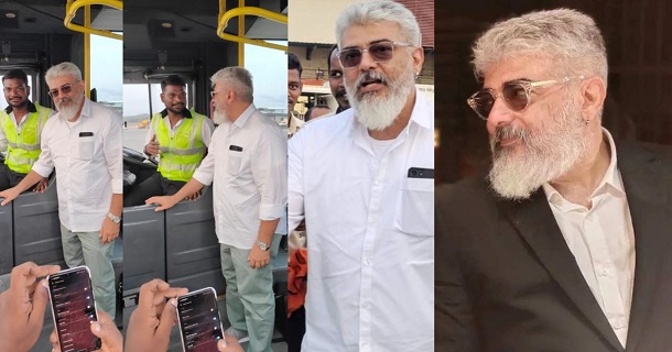 Ak61 ajith look photos getting viral on social media