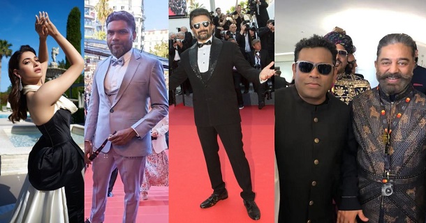 Tamil stars kamal tamanna arrahman ranjith madhavan in cannes film festival 2022