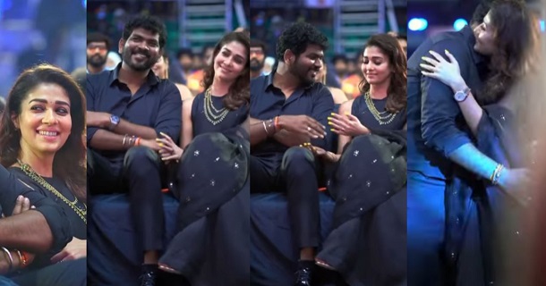 Nayanthara vignesh shivan cute video from the galatta crown 2022 award function