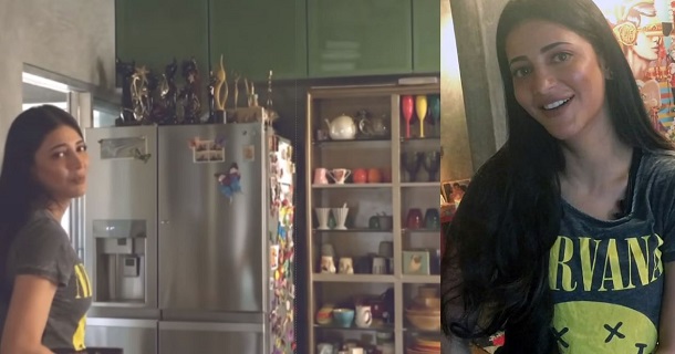 Shruthi haasan home tour video and photos getting viral