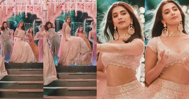 Pooja hegde dance in arabic kuthu hd video released on fan request