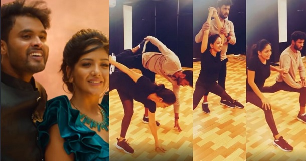 Pavani reddy and amir workout for bb jodigal video getting viral on instagram