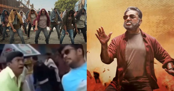 Vikram movie song music is comapred with vadivelu comedy music as copy music