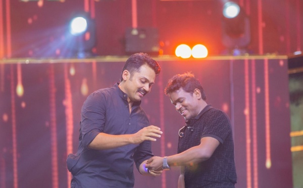 Actor Karthi Tamil Cinema Music Director Yuvan Shankar Raja