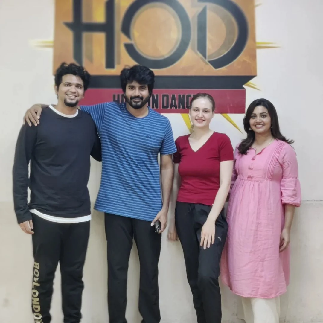 Sk20 sivakarthikeyan and maria dance reharsal photoshoot getting viral