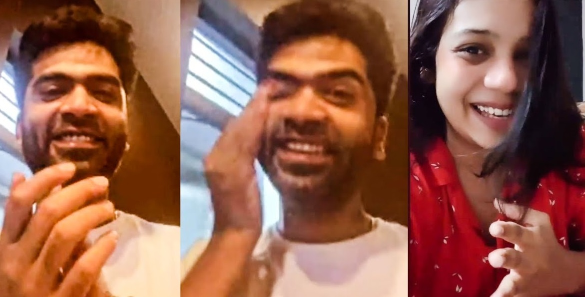 Serial actress sreenidhi in front of simbu house gate video and status getting viral on social media