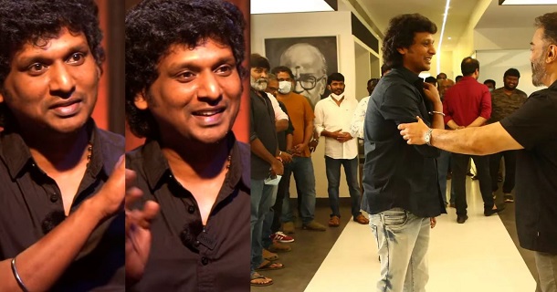 Lokesh kanagaraj fan boy moment in vikram shooting spot