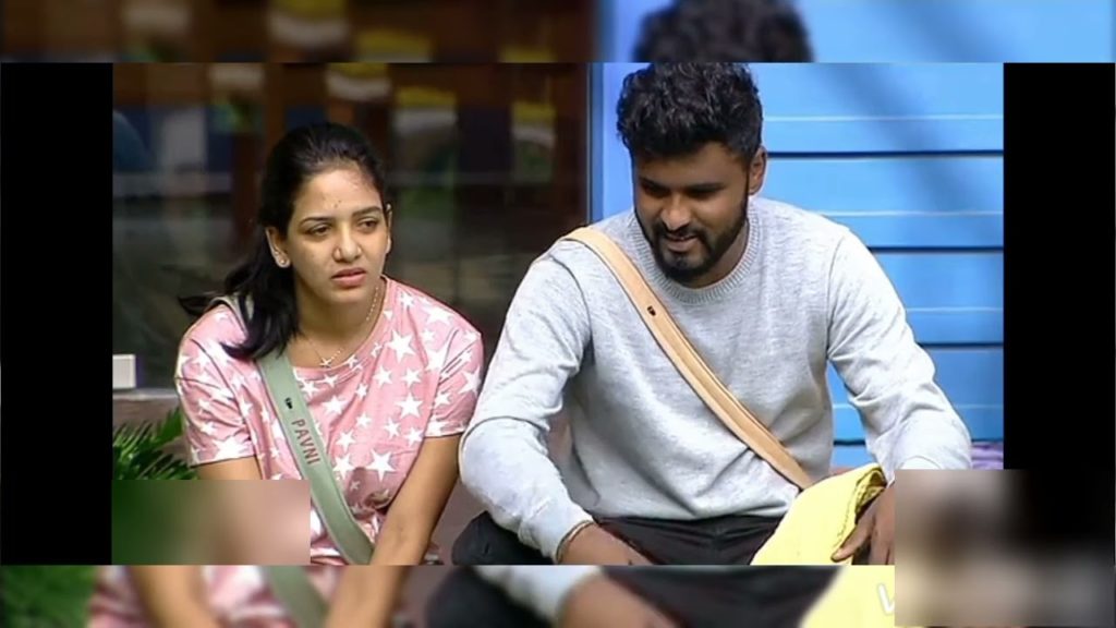 Amir getting angry on pavani reddy