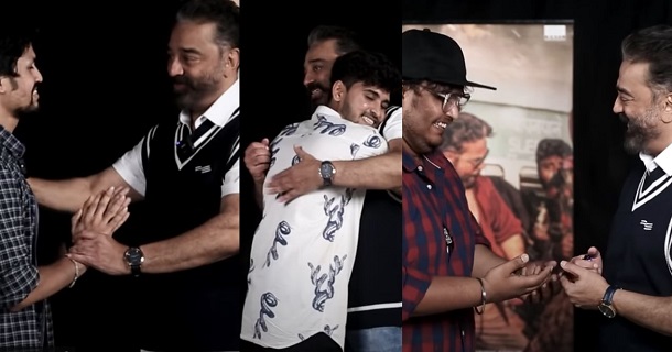 Kamal haasan surprise visit during fan boy moment fan interview
