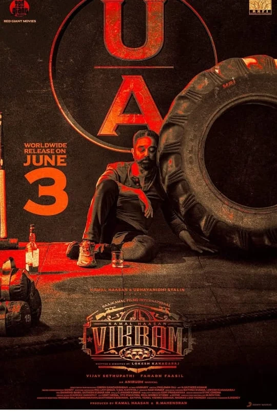 Vikram movie wasted lyric video getting trending on social media