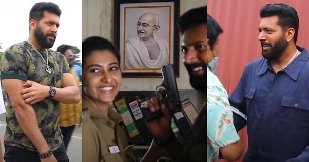 Jayam ravi agilan teaser got released and trending on youtube and social media