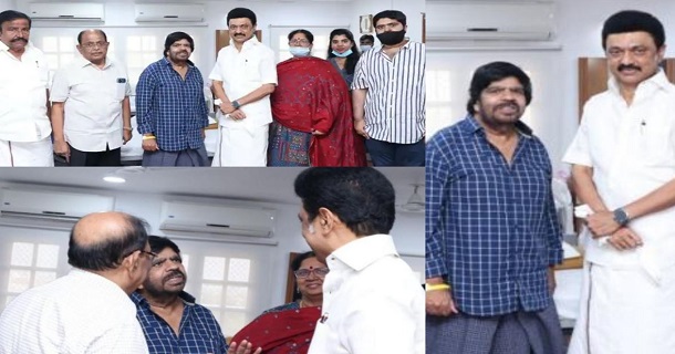 Tamilnadu cm met t rajendar in hospital