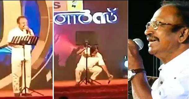 Popular singer edava basheer dies on stage while singing