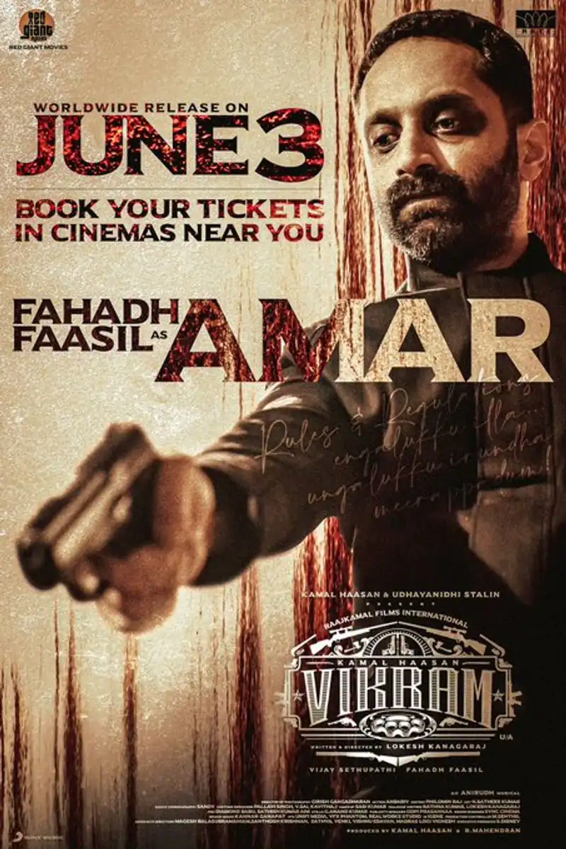 Vikram and surya character names leaked on internet from vikram movie