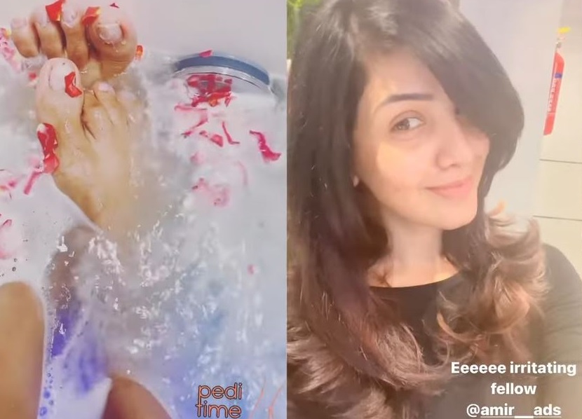 Amir getting angry on pavani reddy