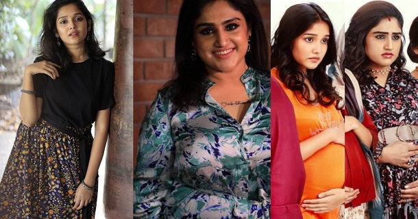 Vanitha and anikha surendran to act as pregnant women in vasuvin garbhinikal