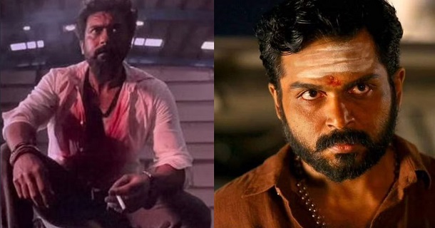 Karthi suriya kamal haasan photo getting viral on shooting