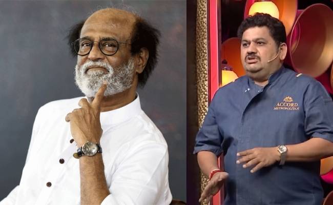 Chef venkatesh bhat shares personal experience with superstar rajinikanth in cook with comali set
