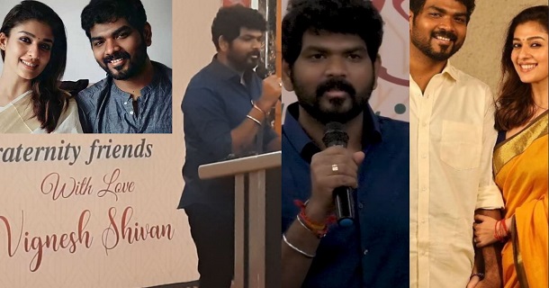 Vignesh shivan announces about marriage officially in press meet video getting viral