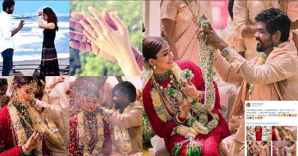 Vignesh shivan and nayanthara marriage photos and vignesh shivan tweet getting viral