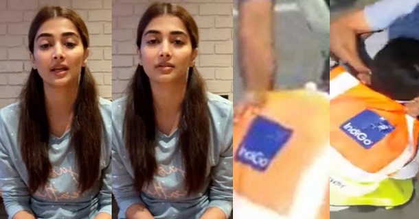 Pooja hegde posts about arrogant treat of indigo employee