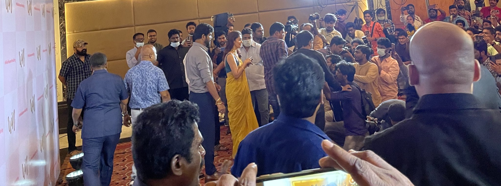 Vignesh shivan and nayanthara at press meet after marriage photos viral