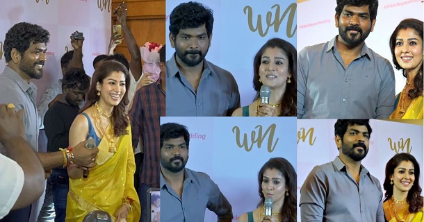 Vignesh shivan and nayanthara press meet video viral