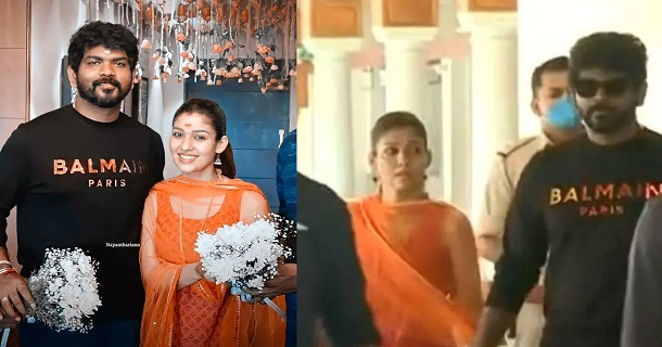 Vignesh shivan and nayanthara spotted in cochin airport