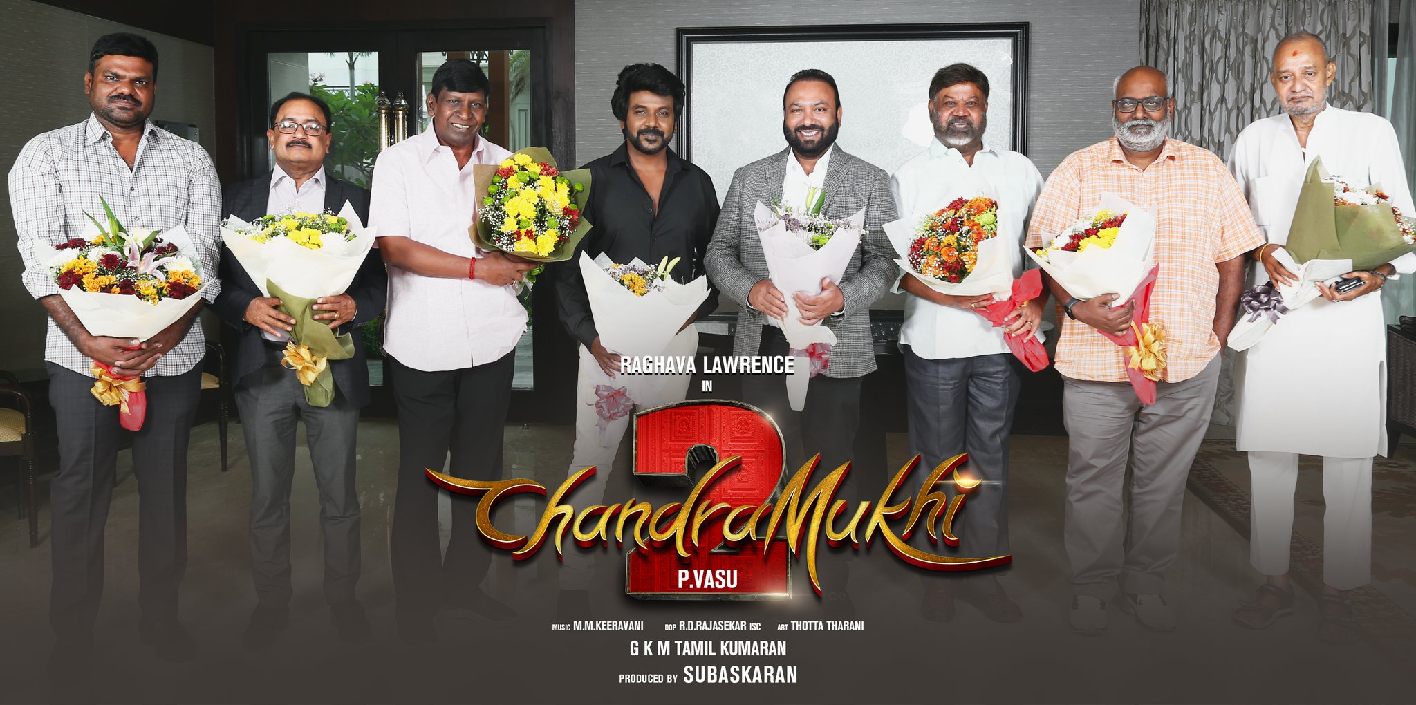 Radhika and lawrence playing by punching vadivelu cheeks video getting viral on social media