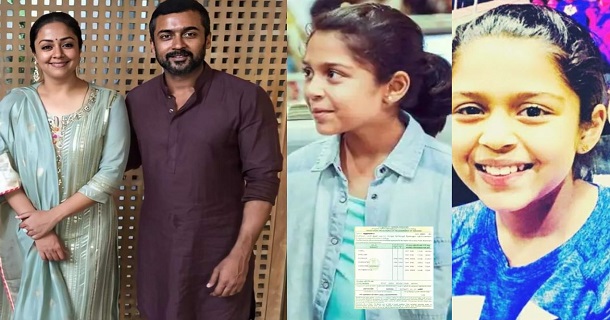 Surya jyothika daughter diya 10th marks getting viral on social media