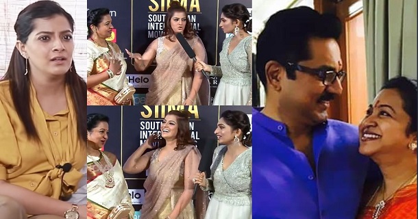 Varalakshmi sarathkumar speaks about radhika sarathkumar and her relationship