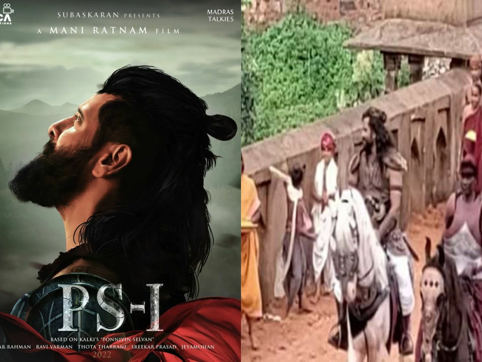 Ponniyin selvan part 1 chiyaan vikram scenes got leaked in internet fans shocked