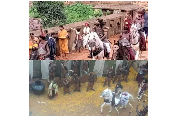 Ponniyin selvan part 1 chiyaan vikram scenes got leaked in internet fans shocked