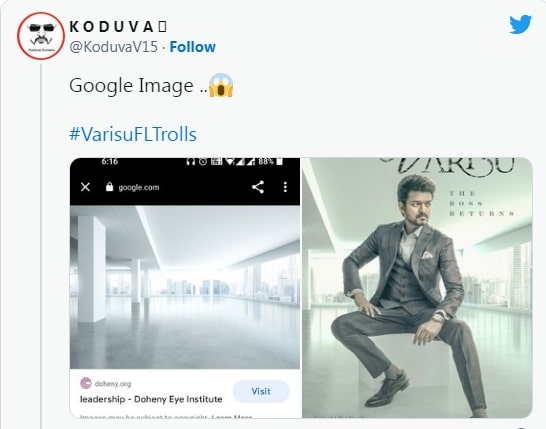 Netizens trolling varisu title for not upto the level memes getting viral