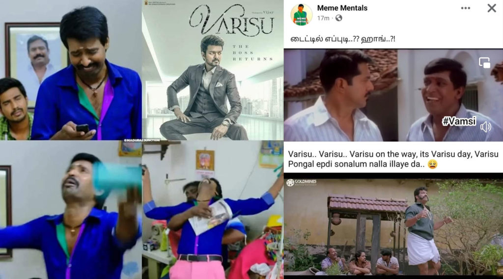 Netizens trolling varisu title for not upto the level memes getting viral