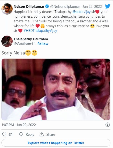 Thalapathy vijay fans apologizes for trolling to nelson