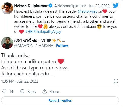 Thalapathy vijay fans apologizes for trolling to nelson