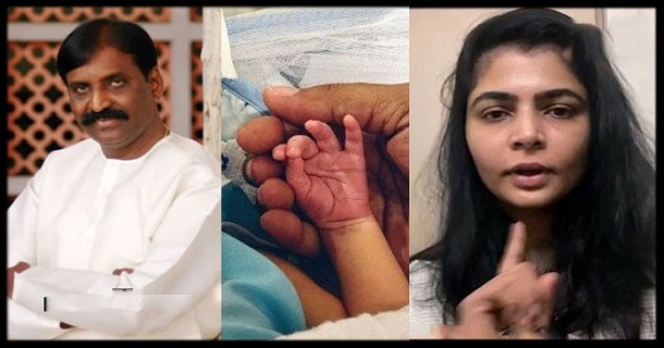 Chinmayi replies for netizen who trolled new born babies with vairamuthu