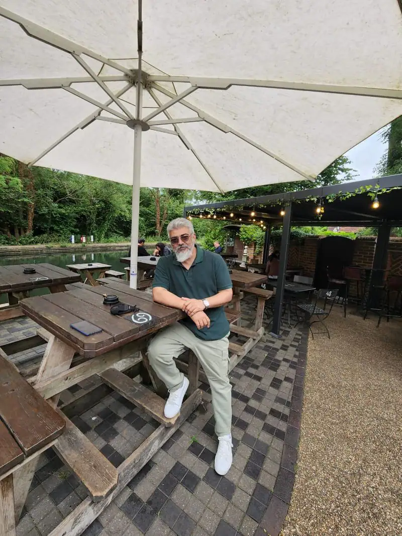 Ajith kumar latest photos in luxury car getting viral on social media